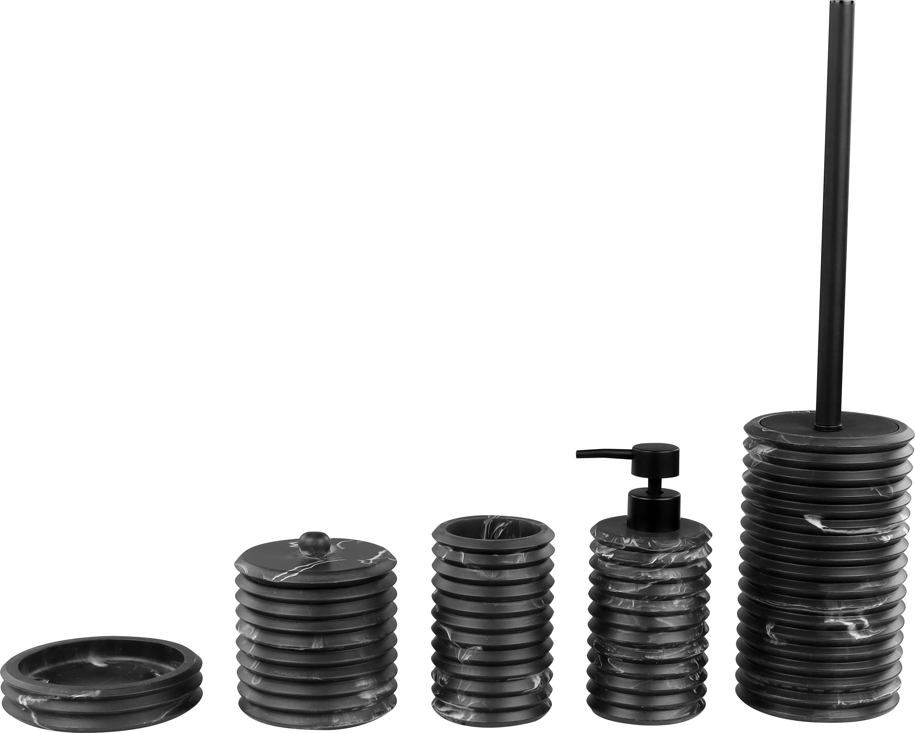 Escova para Vaso Sanitário Sanfonada Preta Kala - Imagem 3