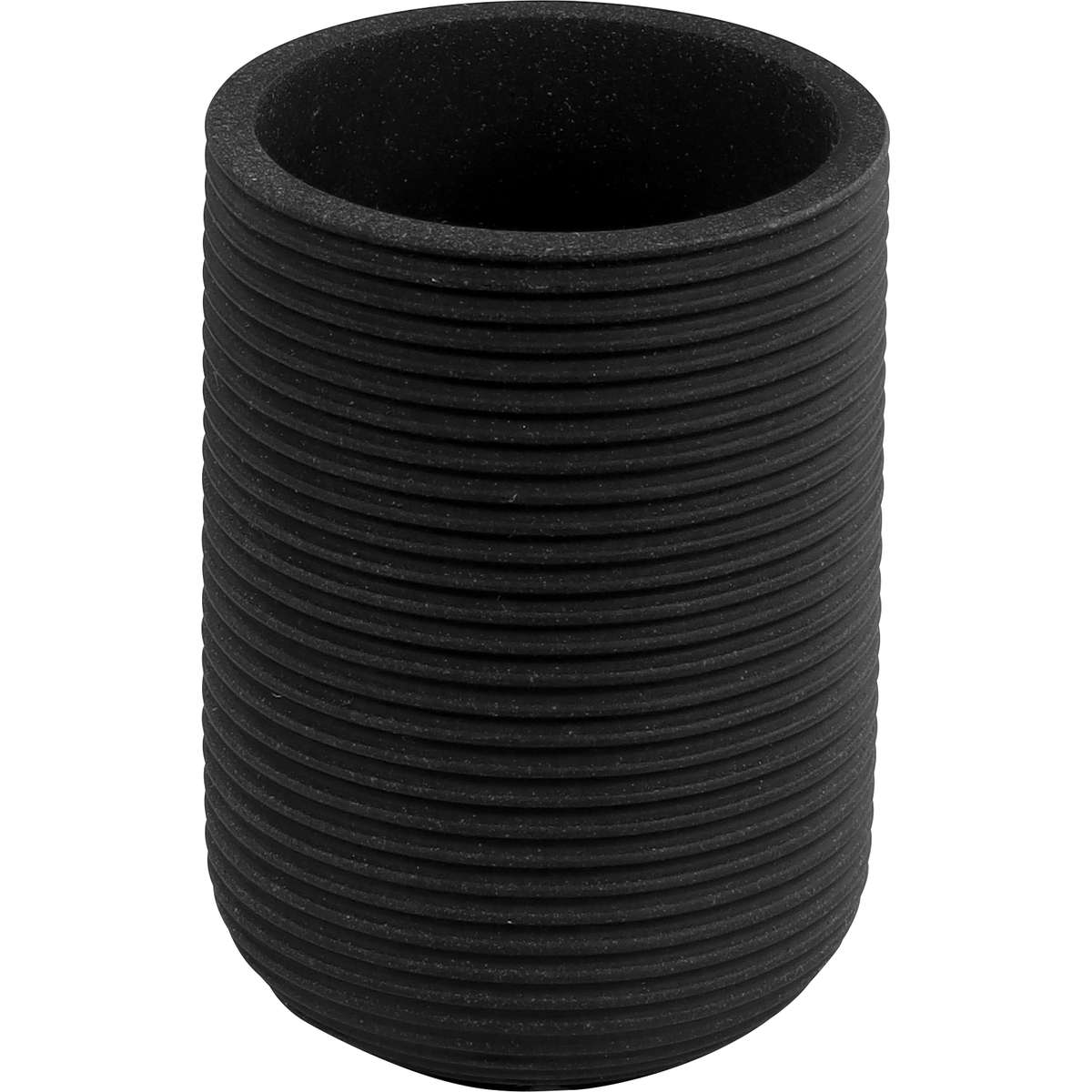 Porta Escova de Dentes Redondo Preto Kala