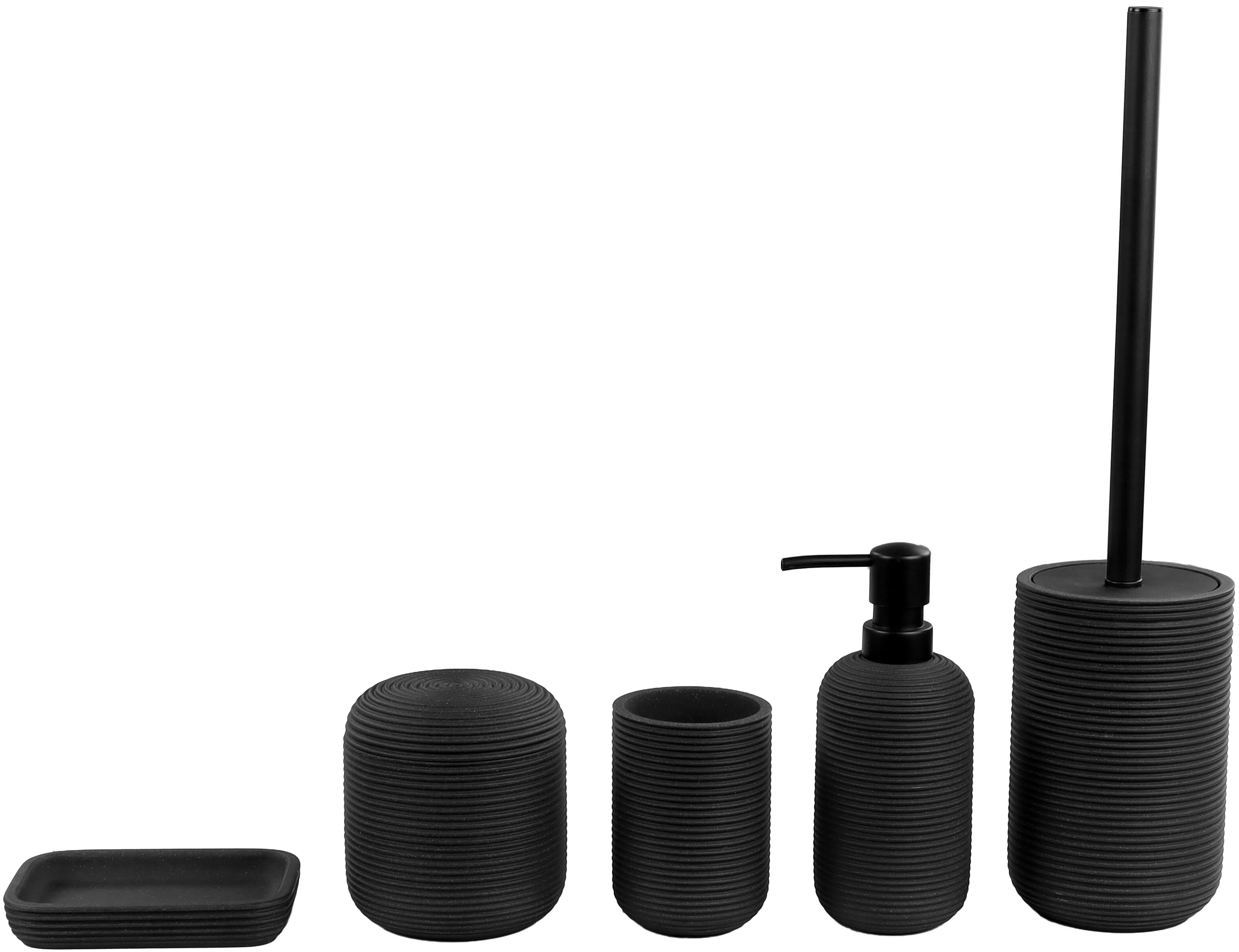 Porta Escova de Dentes Redondo Preto Kala - Imagem 2