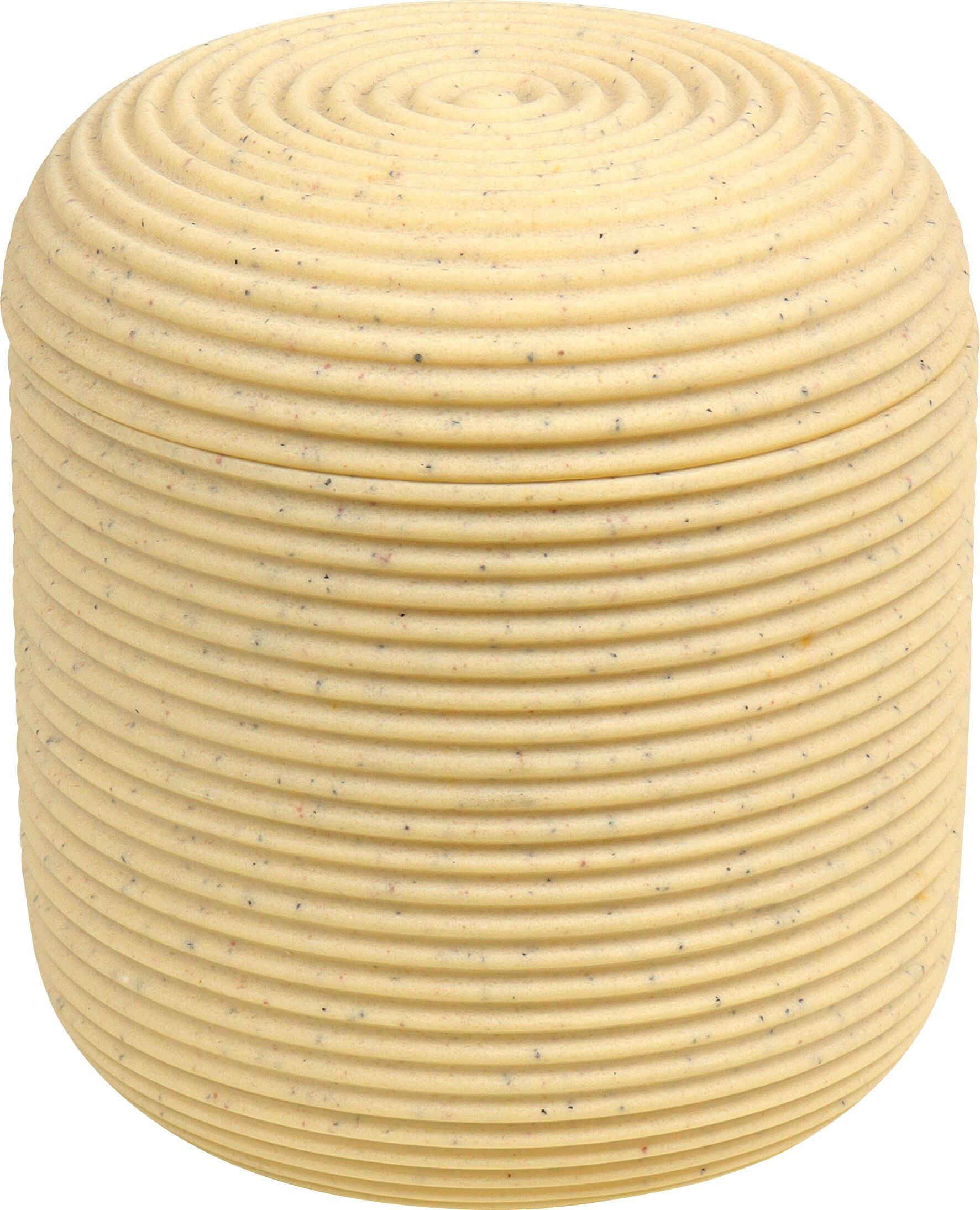 Porta Algodão Redondo Creme Kala