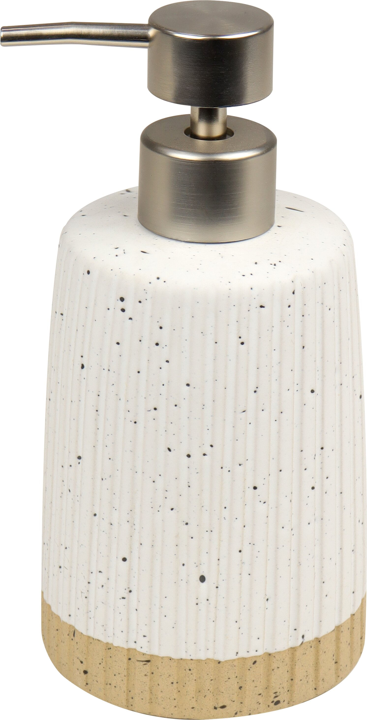 Dispenser para Sabonete Líquido em Cerâmica Branco Kala