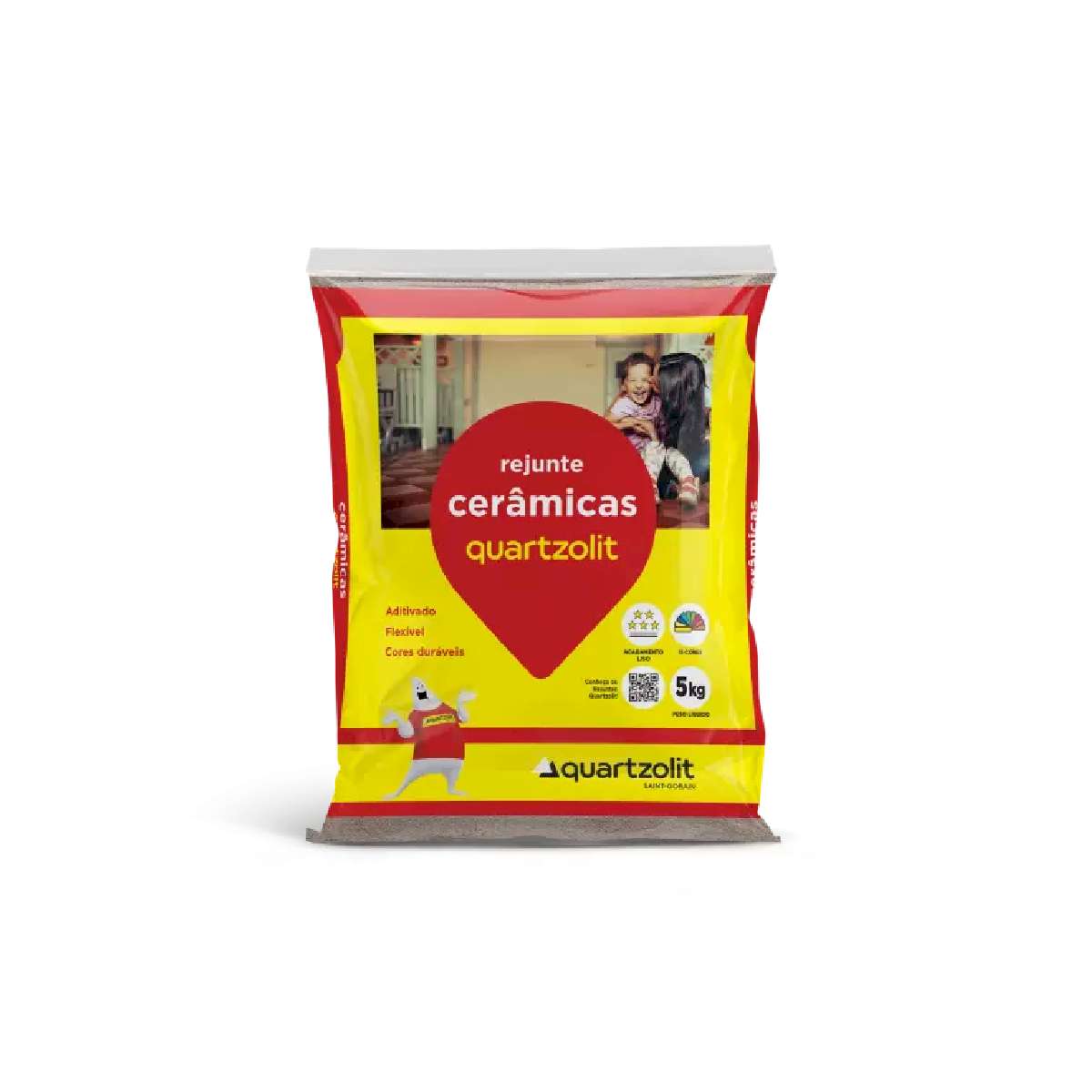 Rejunte Cerâmicas Caramelo 5Kg Quartzolit