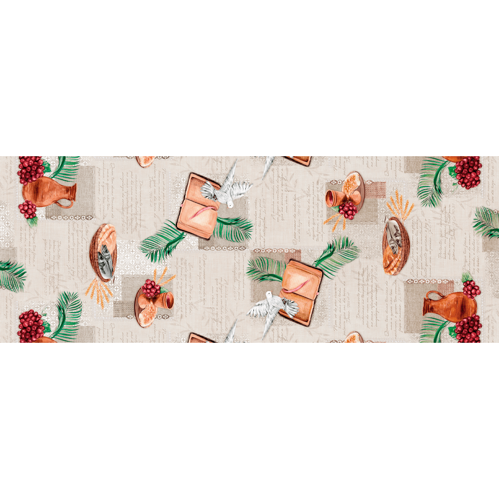 Toalha Térmica Salmo Bege 1,40x30m Dekorama - Imagem 2