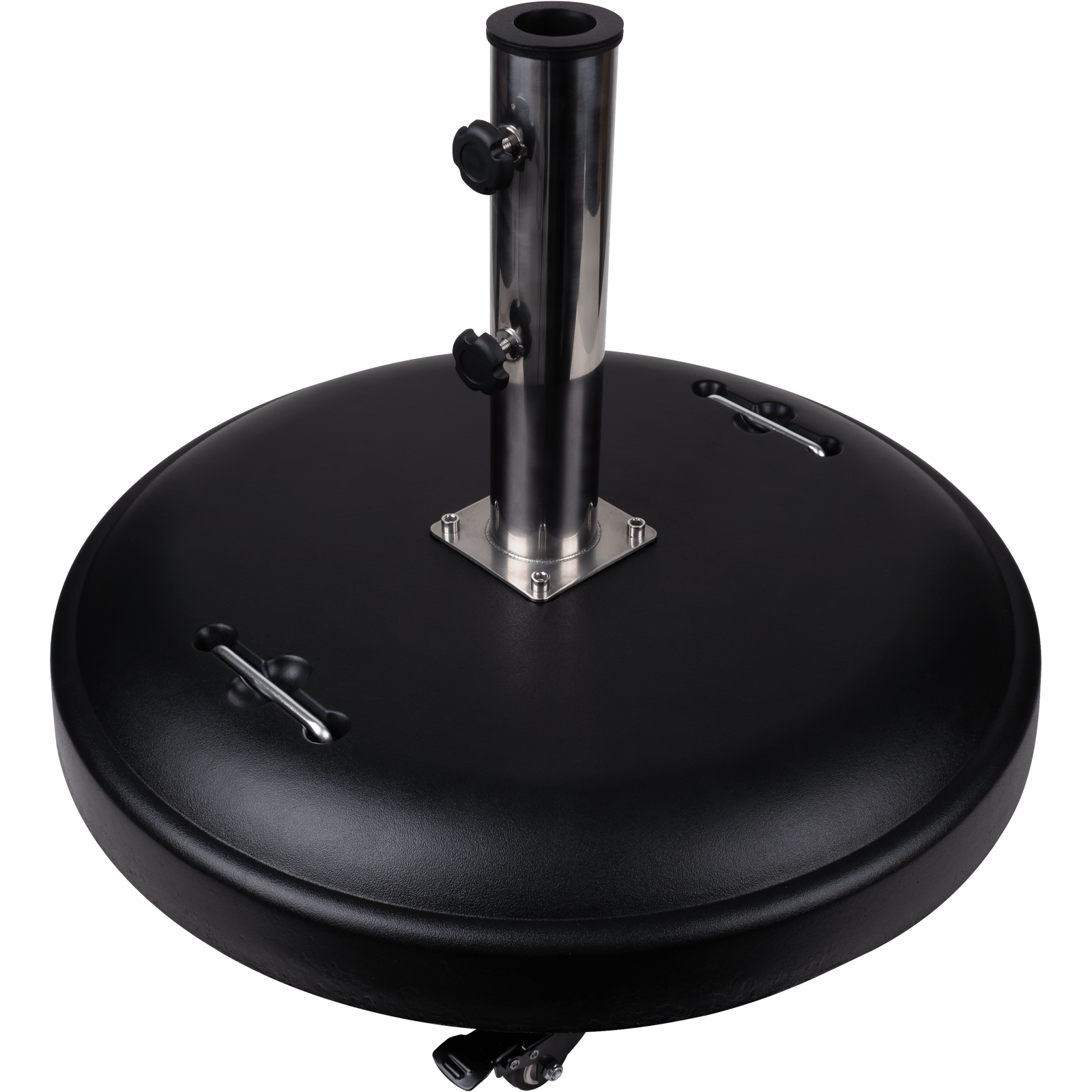 Base Concreto Redonda Preta 60cm Kala