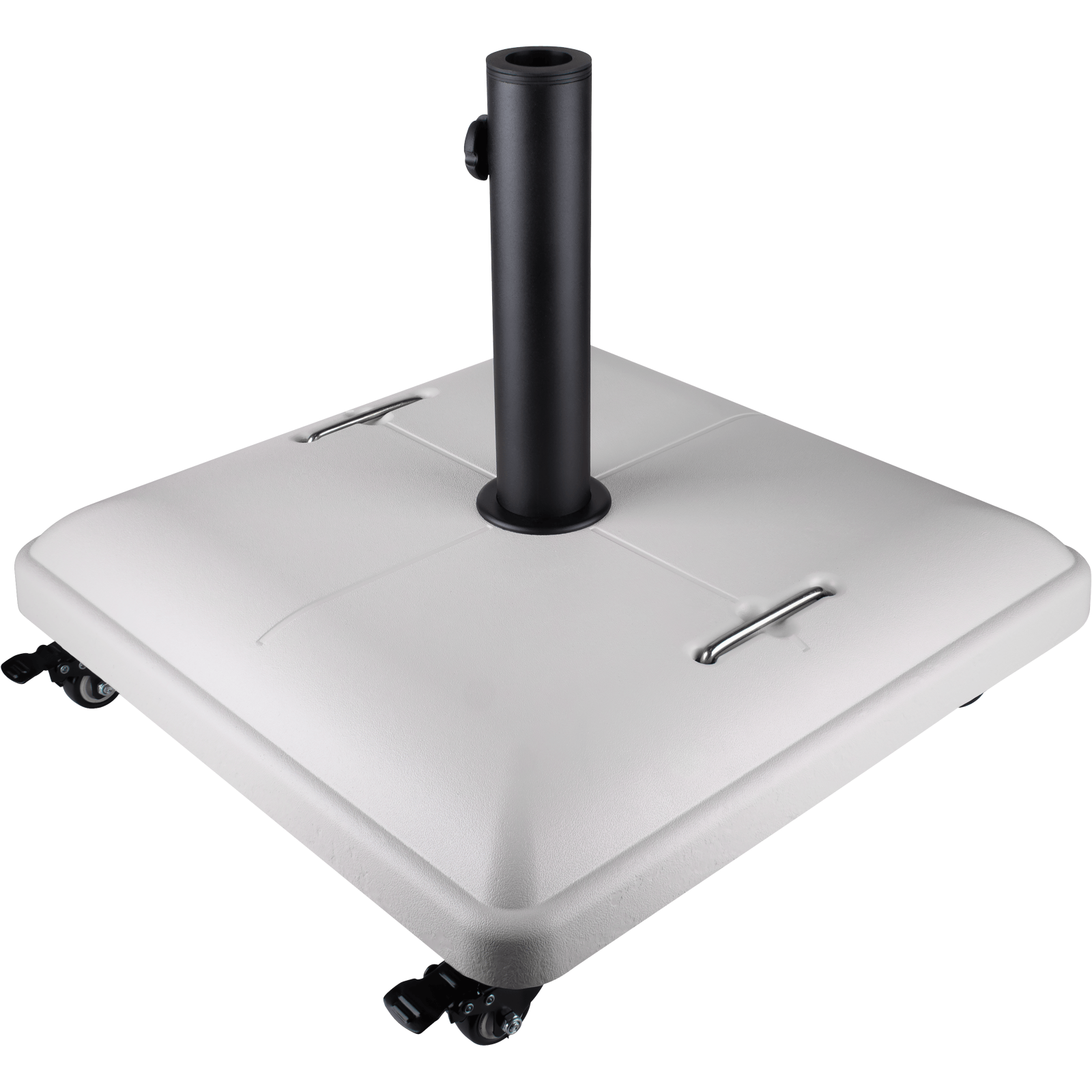 Base Concreto Quadrada Branco 50cm Kala