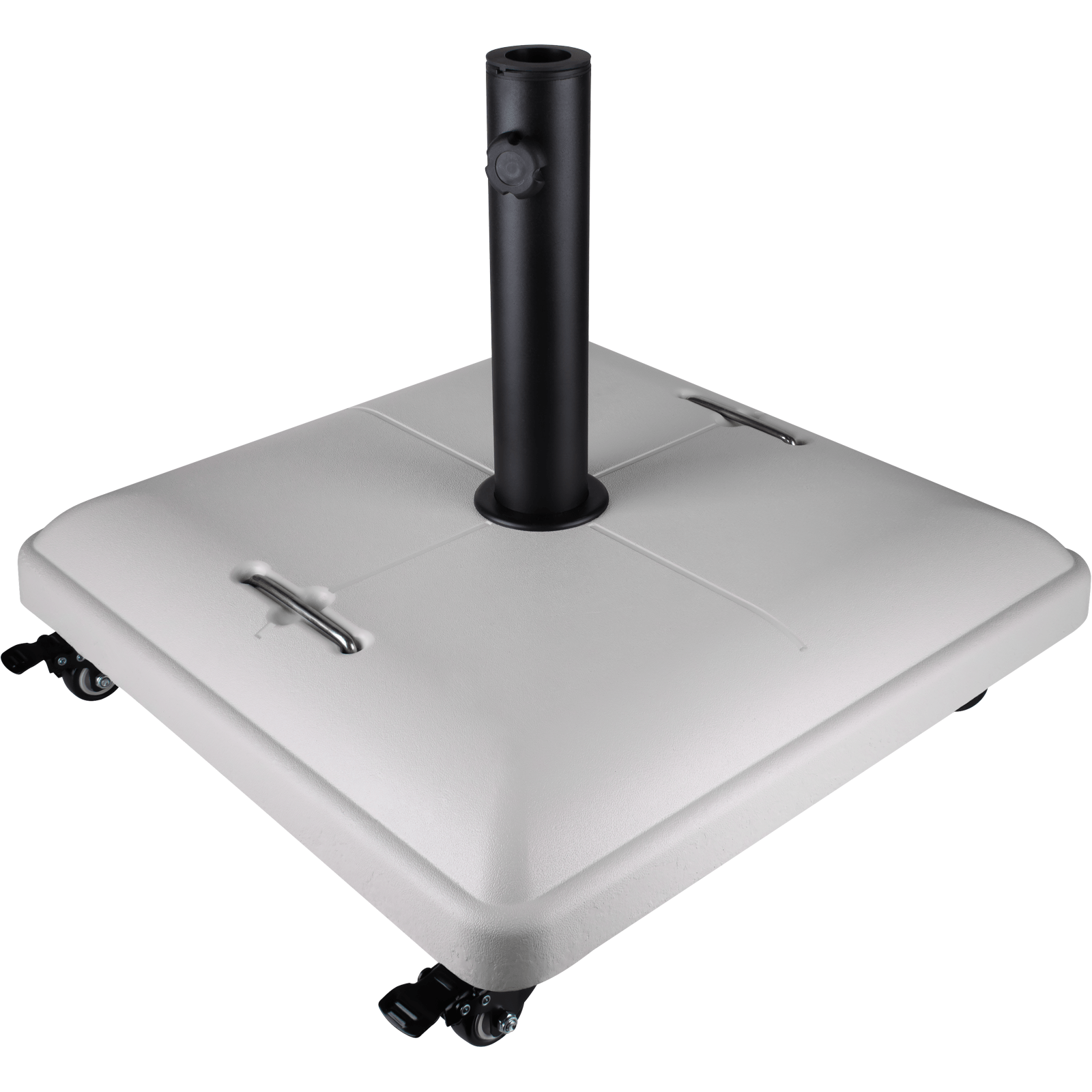 Base Concreto Quadrada Branco 50cm Kala - Imagem 2