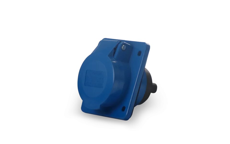Tomada Embutir 3P+T 16A 200/250V Azul Soprano - Imagem 2