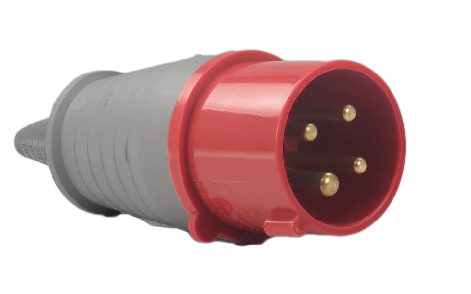 Plugue 2P+T 32A 200/250V Vermelho Soprano