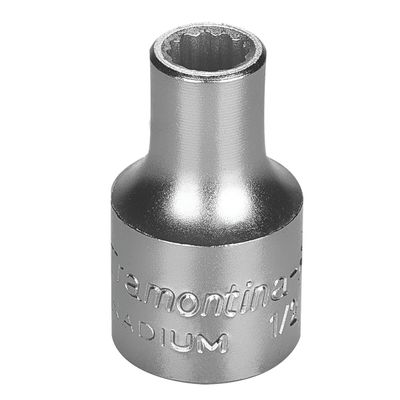 Soquete Estriado 1/2"x3/8" Tramontina