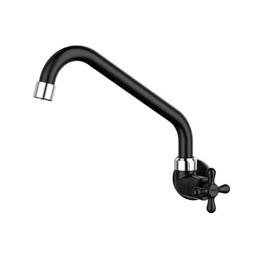 Torneira de Parede para Cozinha Marujá Preta Viqua