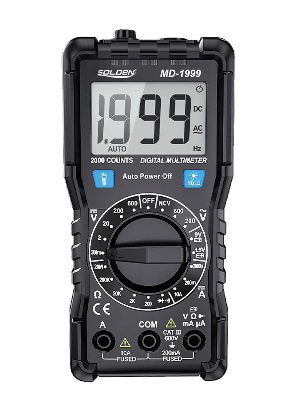 Multímetro Digital MD-1999 Compacto Solden