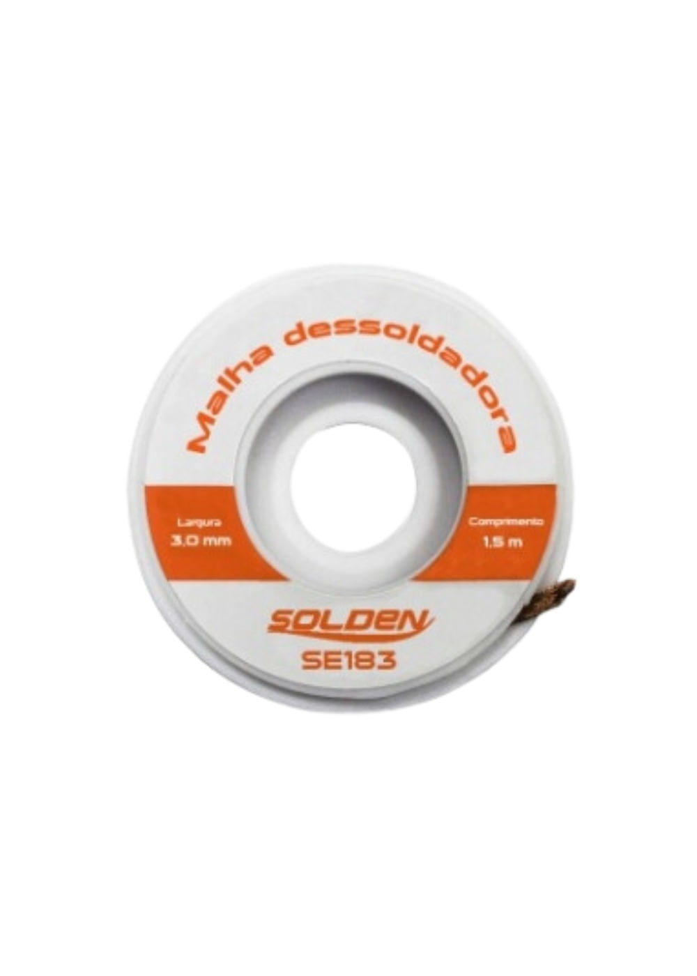 Malha para Desoldar SE183 3mmx1,5m Solden