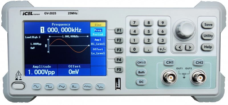 Gerador Arbitrário GV-2025 2 Canais Icel