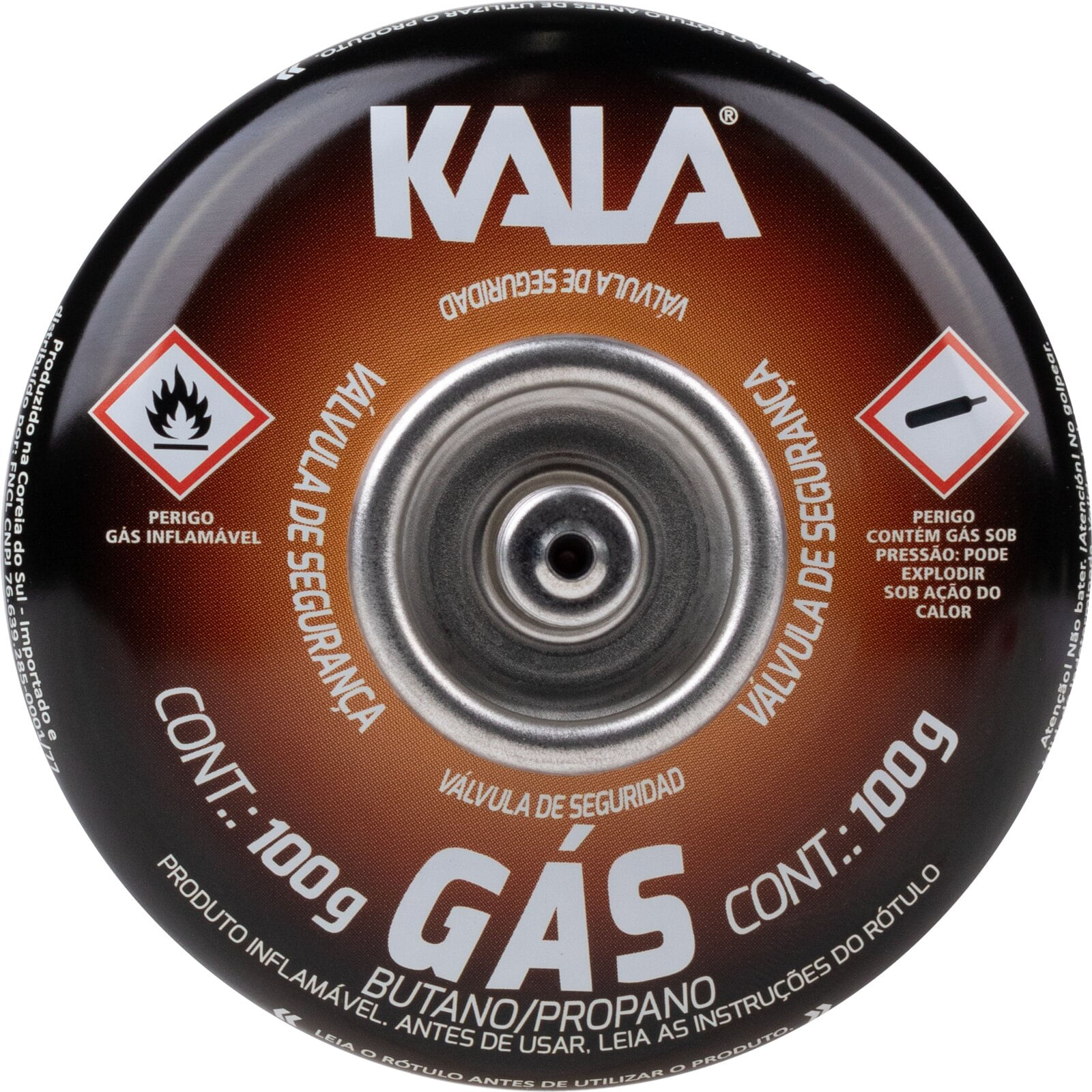 Cartucho de Gás com Válvula de Segurança Kala - Imagem 2