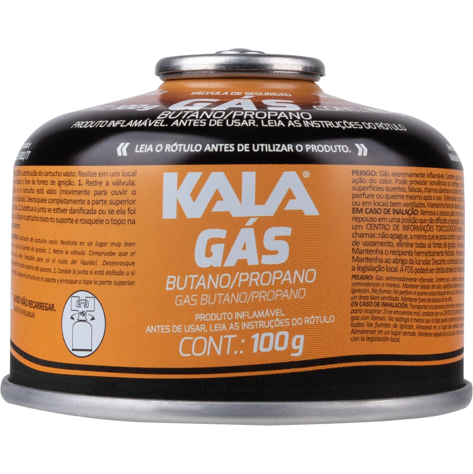 Cartucho de Gás com Válvula de Segurança Kala - Imagem 6