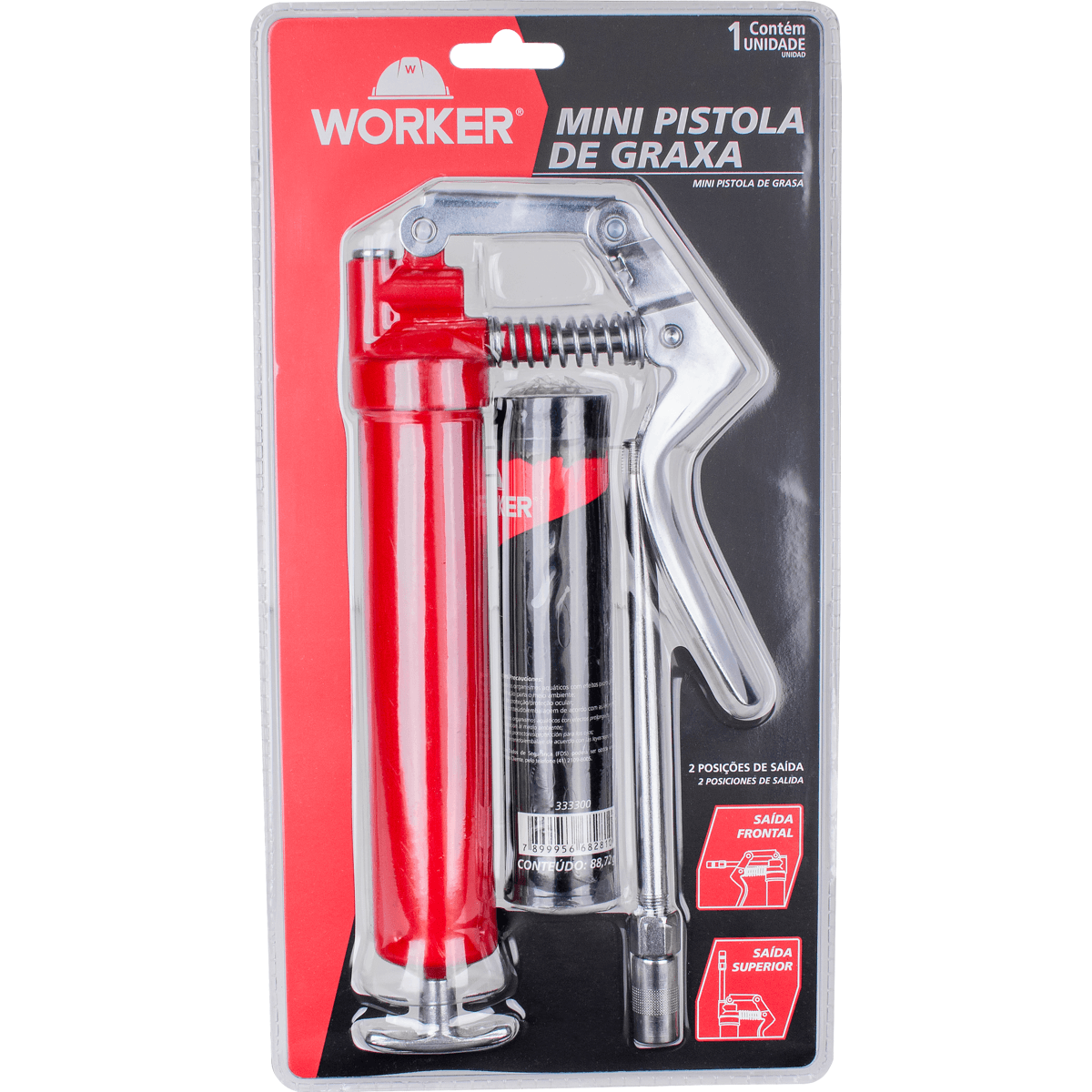 Mini Pistola Graxa 2500-4000 PSI Worker