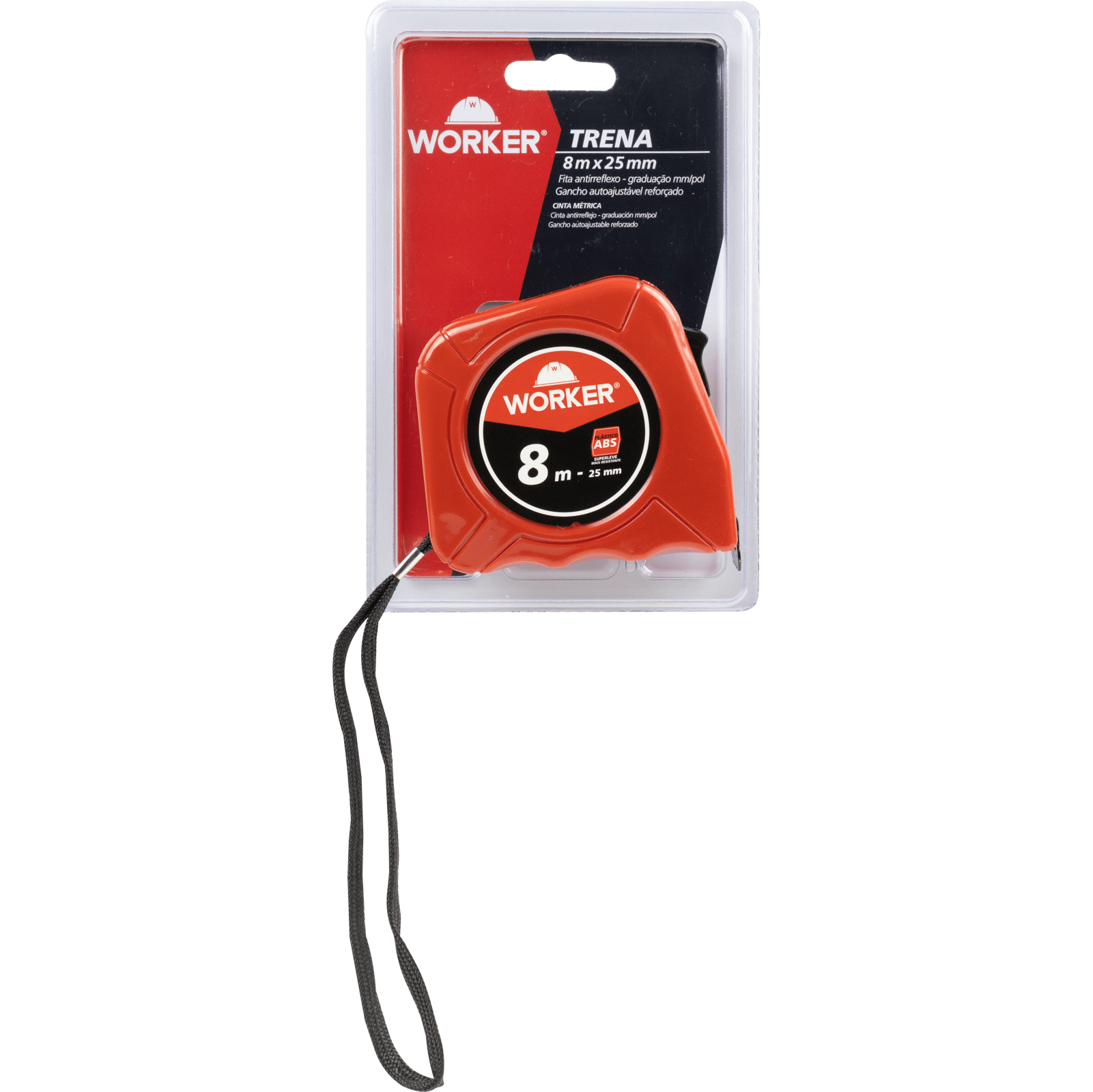 Trena Métrica de Plástico ABS Antirreflexo Worker - Imagem 14