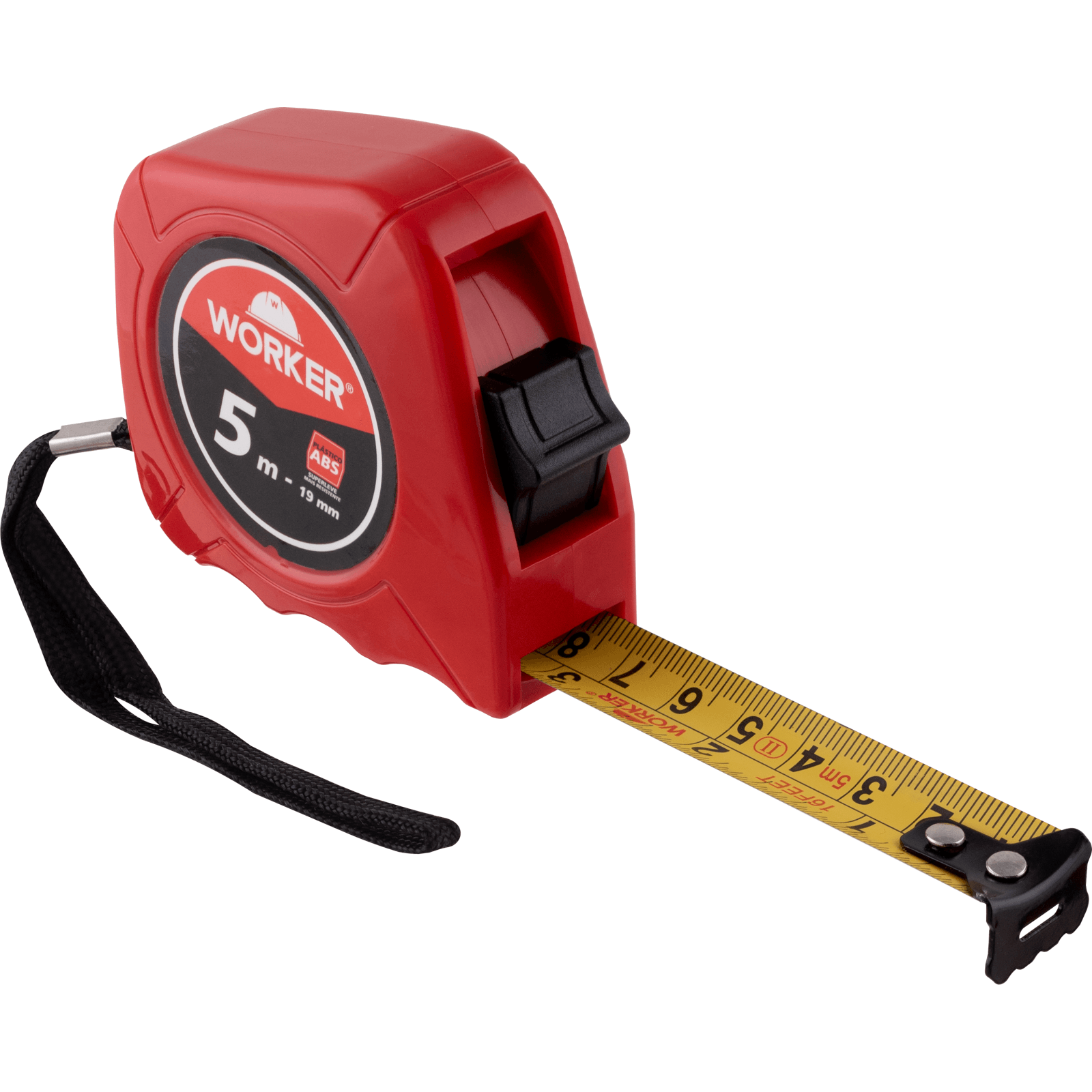 Trena Métrica de Plástico ABS Antirreflexo Worker - Imagem 4