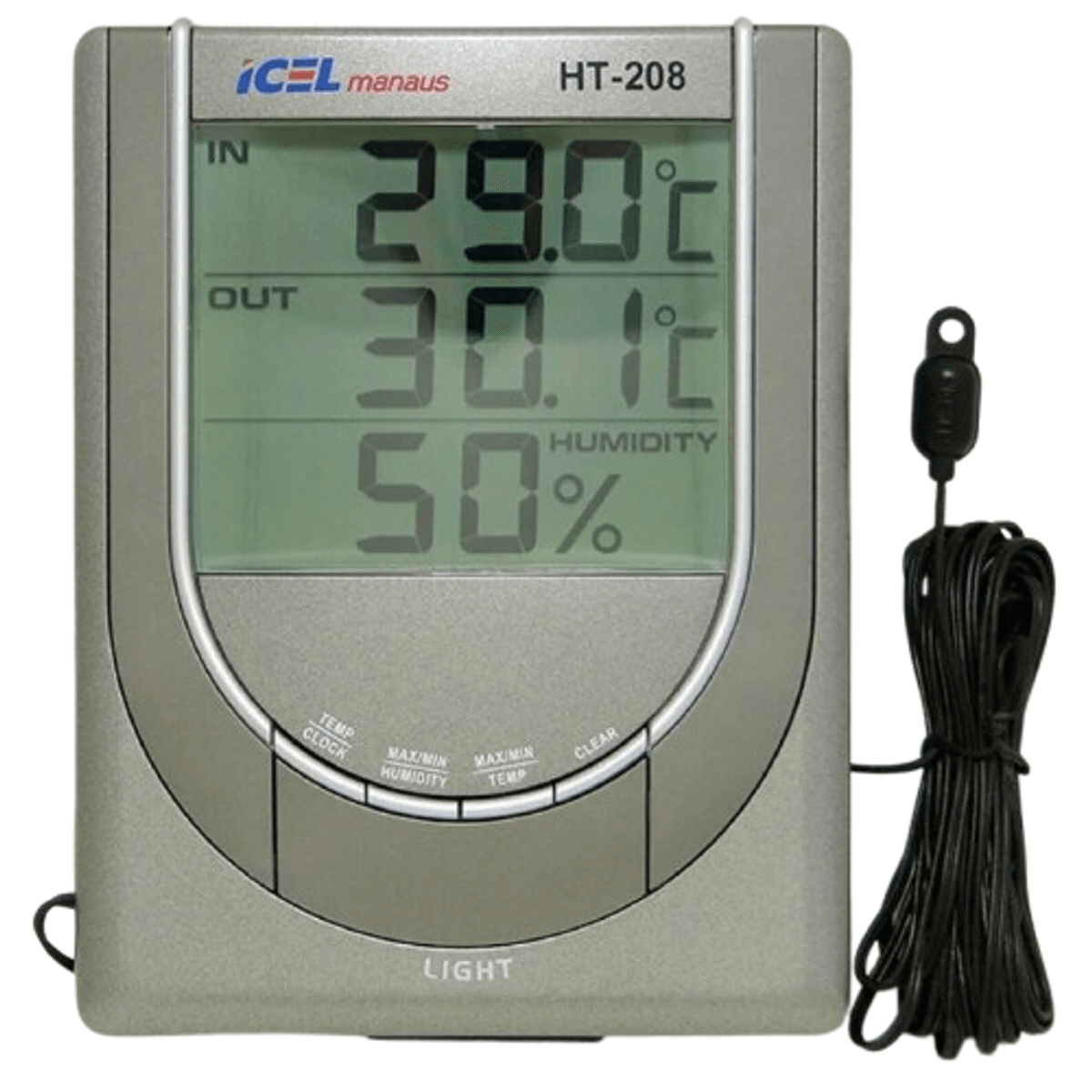 Termo-Higrômetro Digital HT-208 Fora-D ICEL