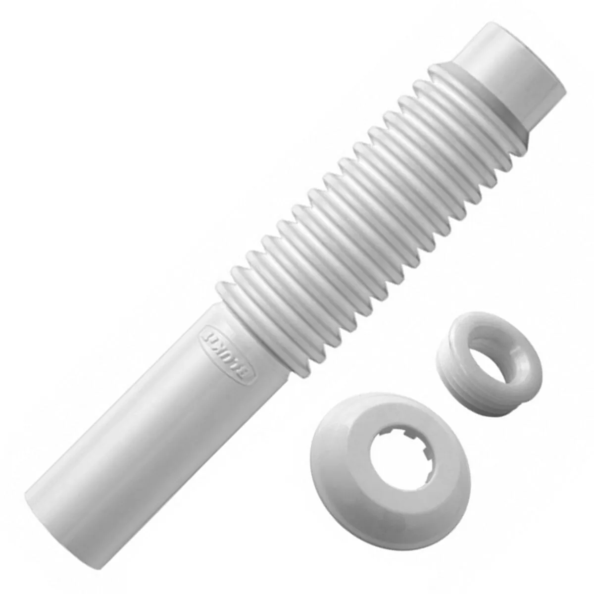 Tubo Ligação Ajustável para Vaso Sanitário Branco Blukit