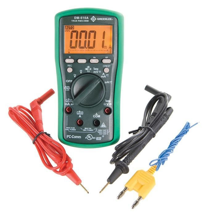 Multímetro Digital 8A CAT IV 300V II / 600V II / 1000V II Greenlee - Imagem 2
