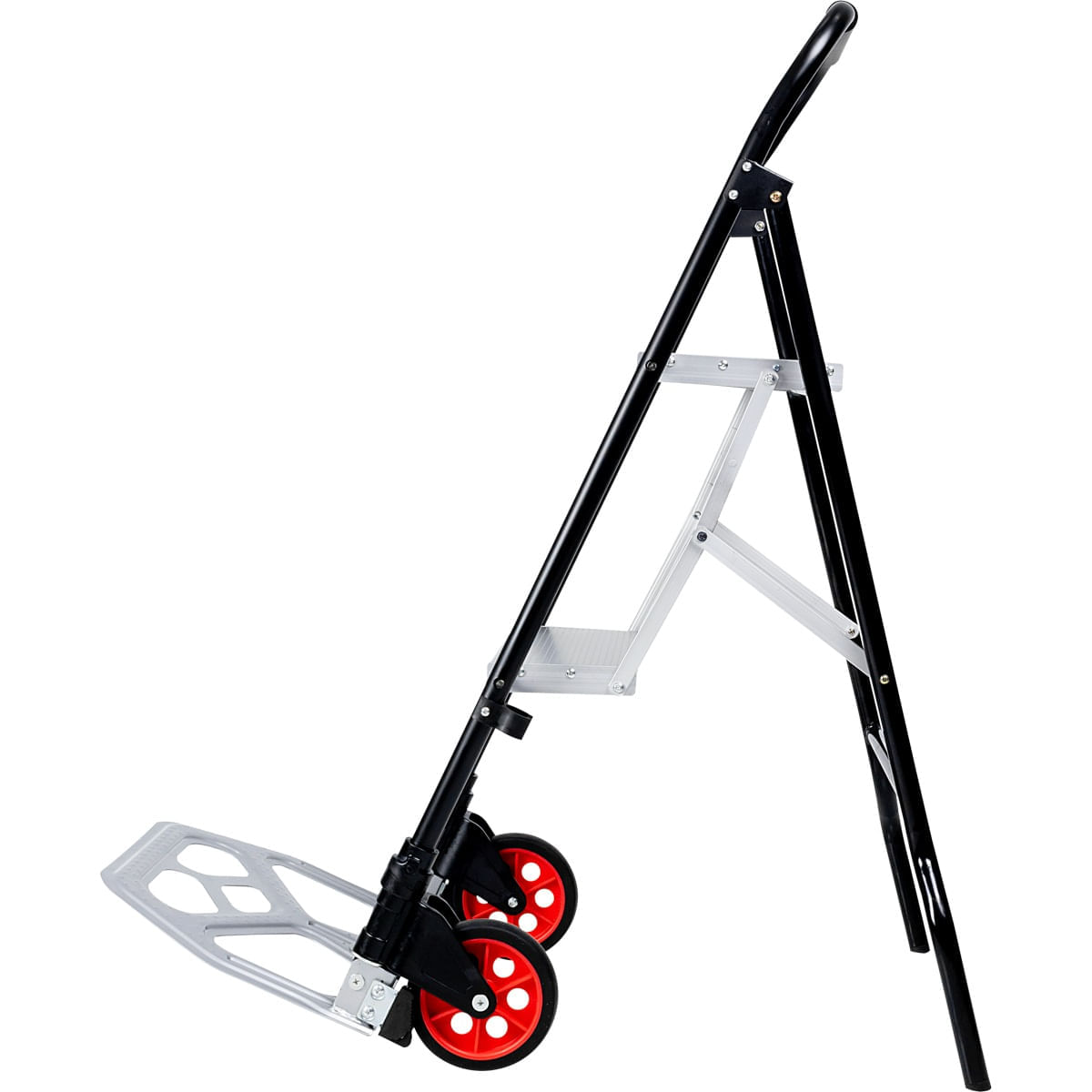 Carrinho de Carga com Escada 2 Degraus WORKER - Imagem 2