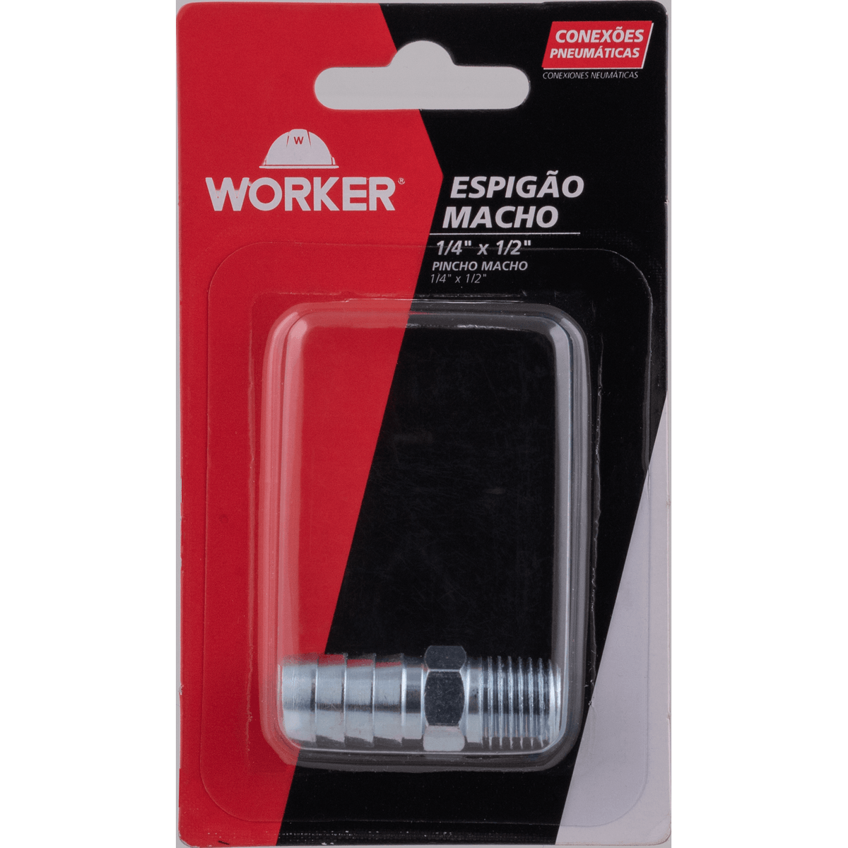 Espigão Macho 1/4" x 1/2" Worker - Imagem 5
