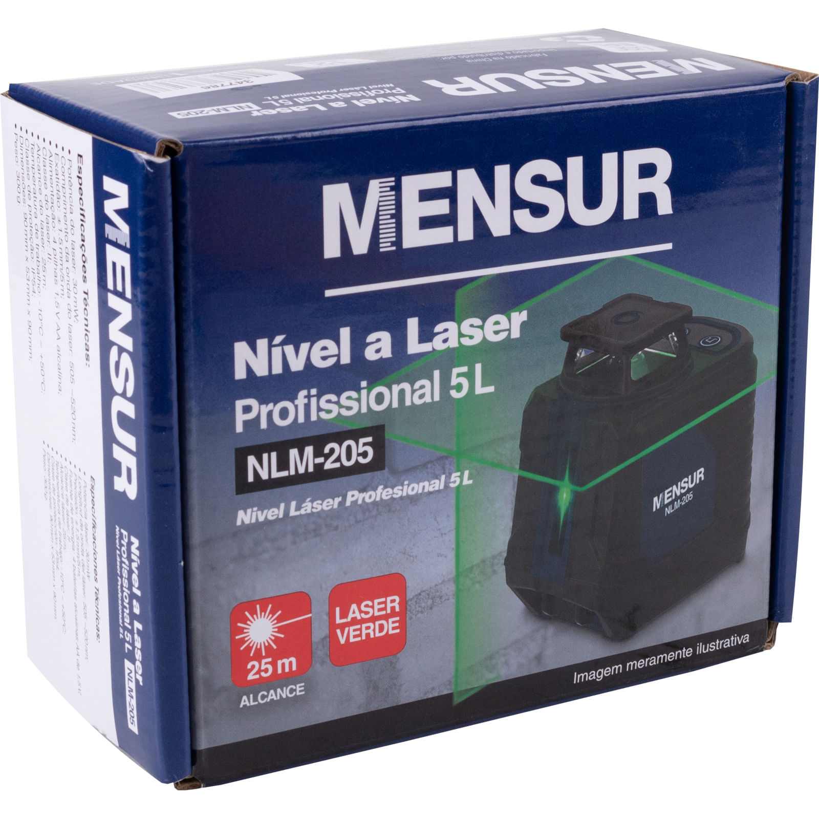 Nível Laser Verde Digital NLM-205 Mensur - Imagem 9