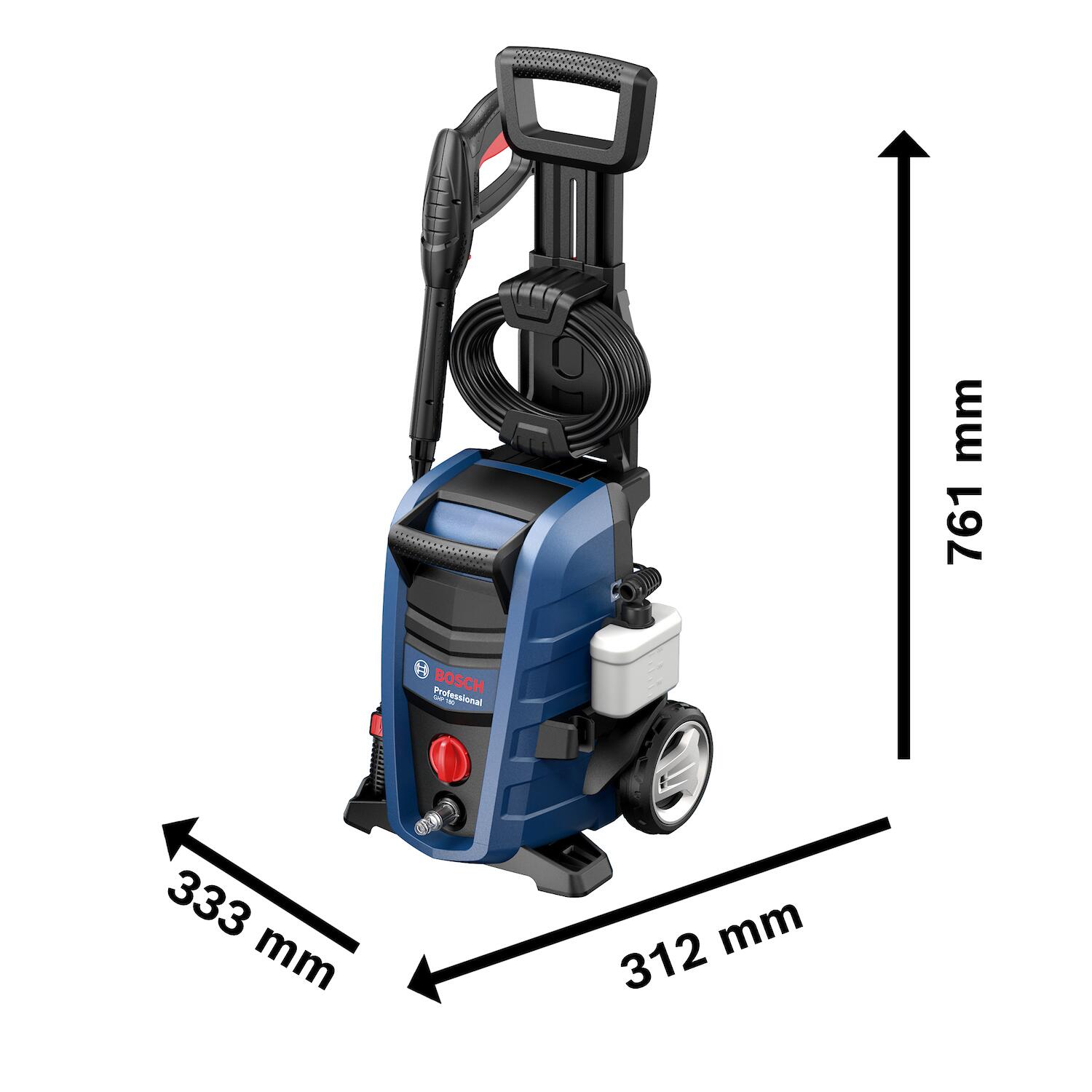 Lavadora de Alta Pressão GHP 180 1500W Bosch - Imagem 3