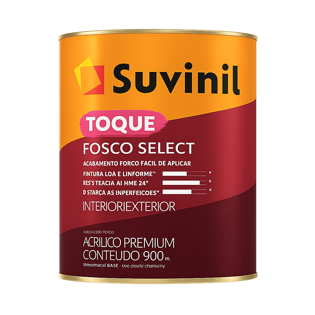 Acrílico Branco Toque Fosco Select 900ml Suvinil
