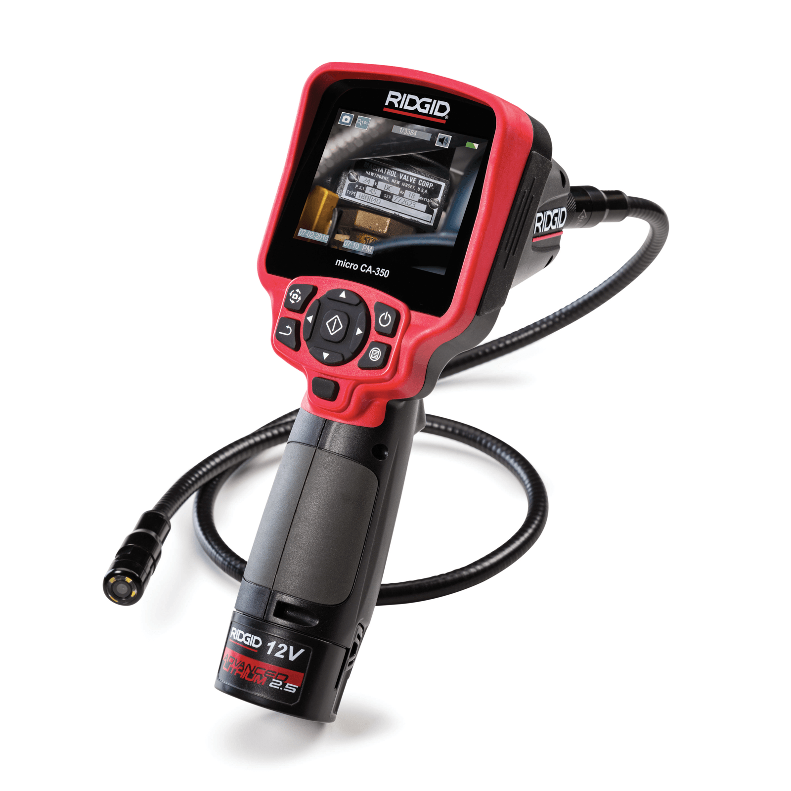 Câmera Inspeção LCD 17mm Micro CA-350 Ridgid - Imagem 2
