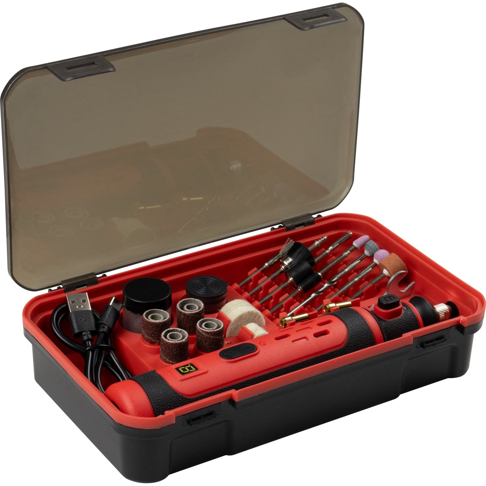 Mini Retífica 8V 34 Peças A Bateria Worker - Imagem 6