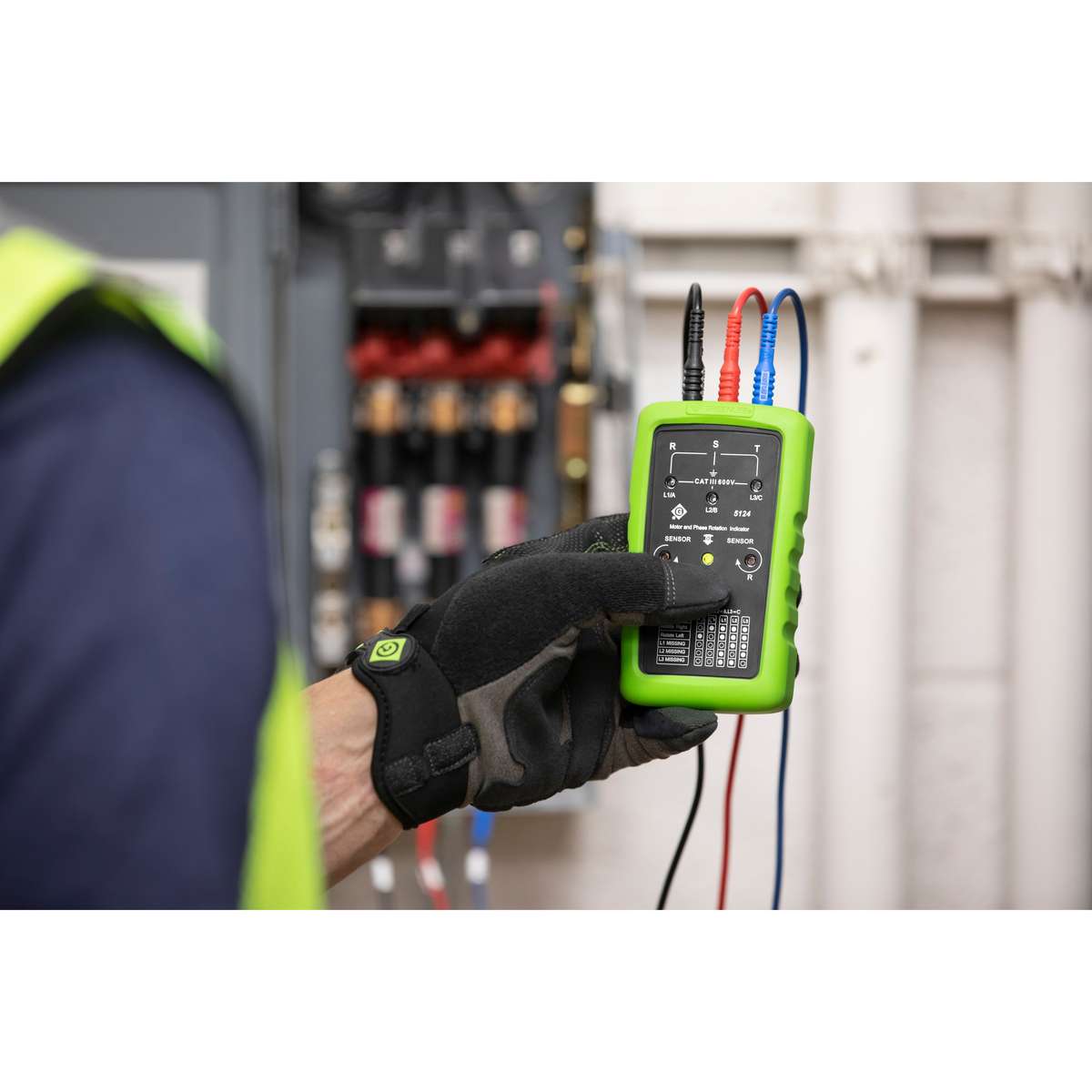 Medidor de Sequência de Fases e Rotação Modelo Padrão 120V a 600V AC Greenlee - Imagem 4