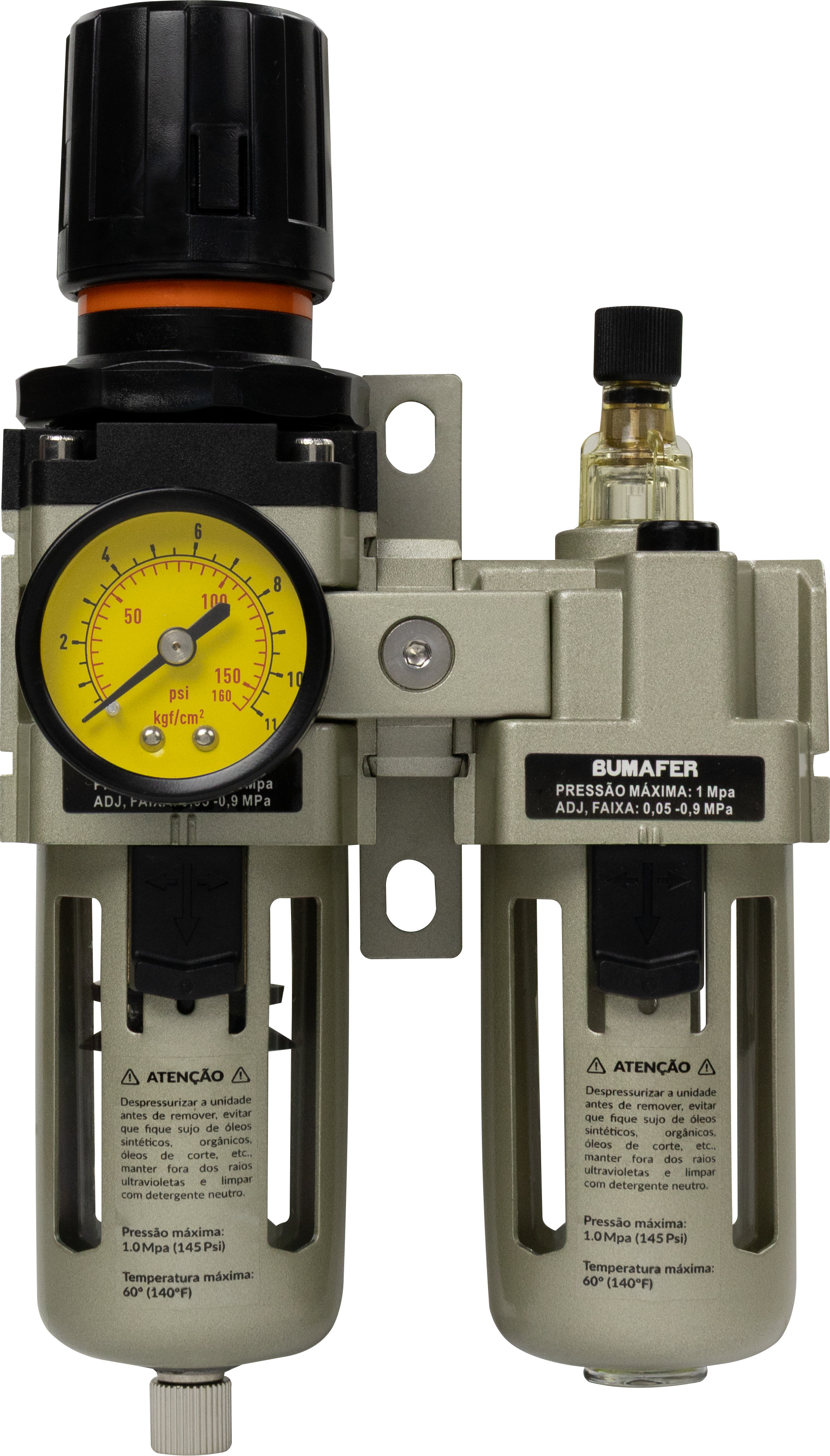 Regulador de Lubrificação AR 145 LBF/Pol 1/4 Bumafer