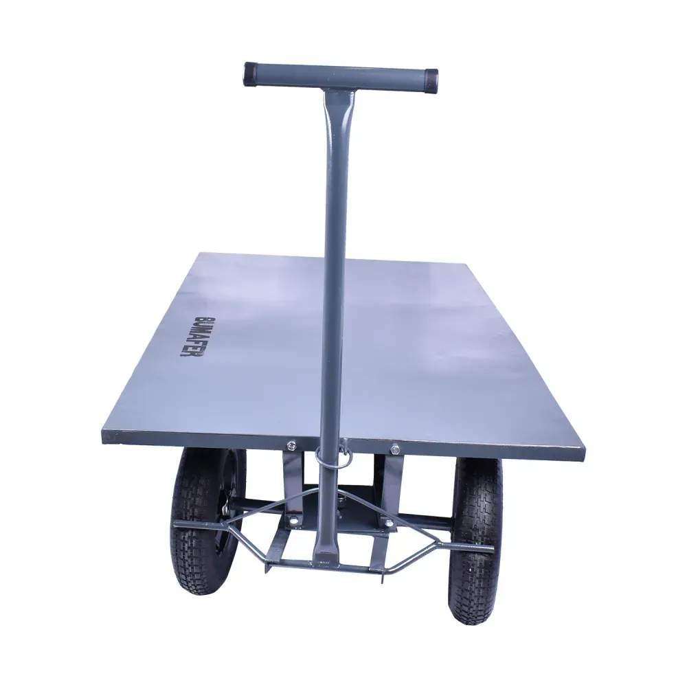 Carrinho Plataforma Aço Metálico 600Kg Bumafer - Imagem 2