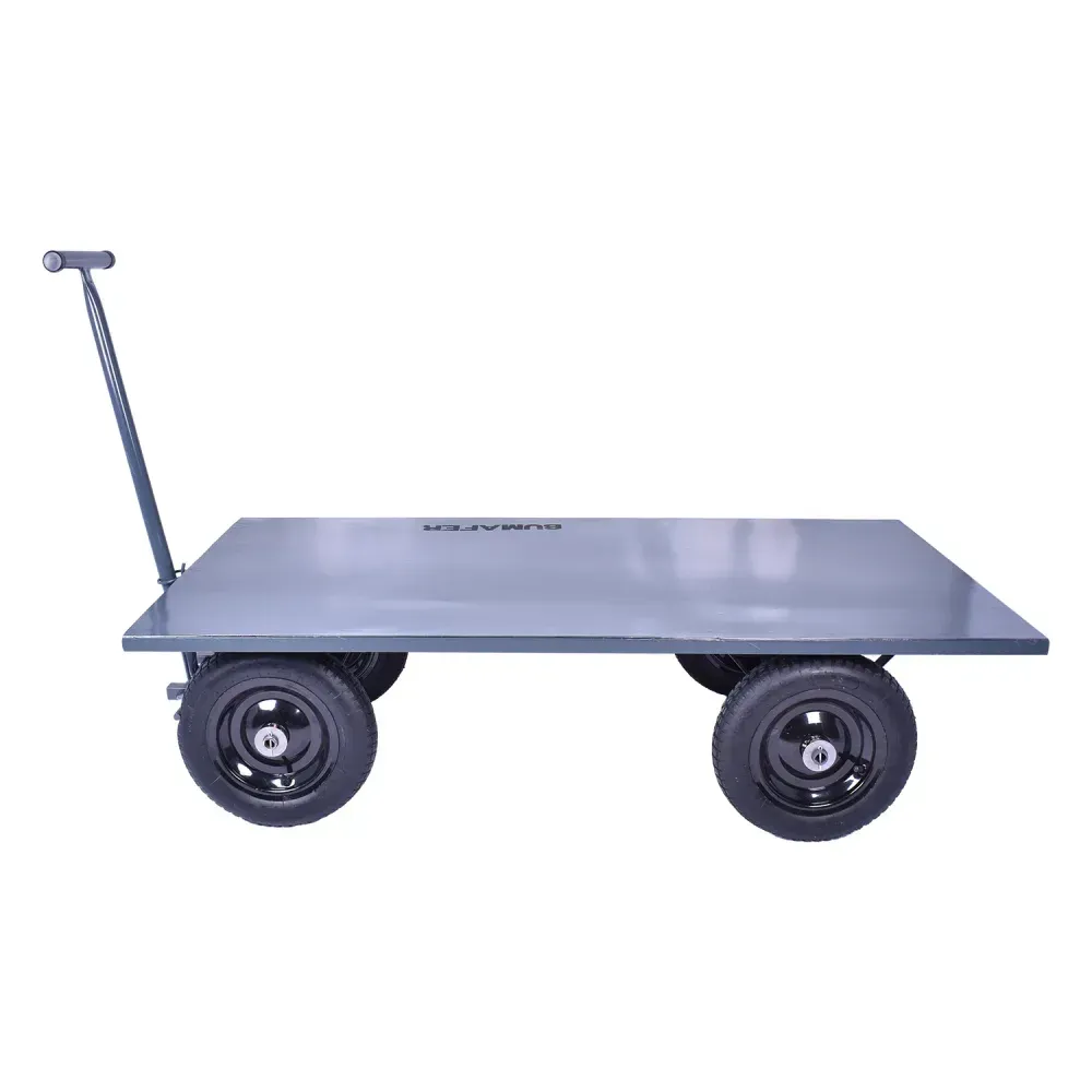 Carrinho Plataforma Aço Metálico 600Kg Bumafer - Imagem 4
