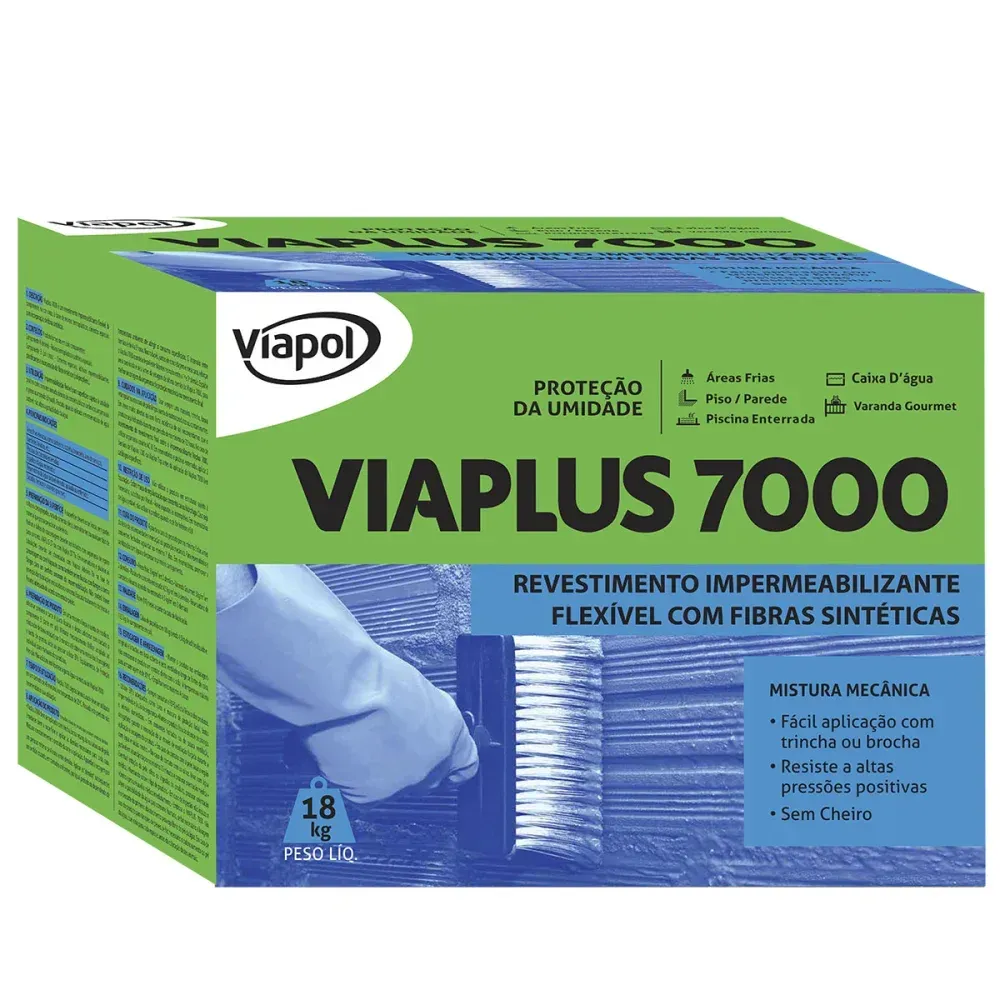 Revestimento Impermeabilizante Viaplus 7000 18Kg Viapol