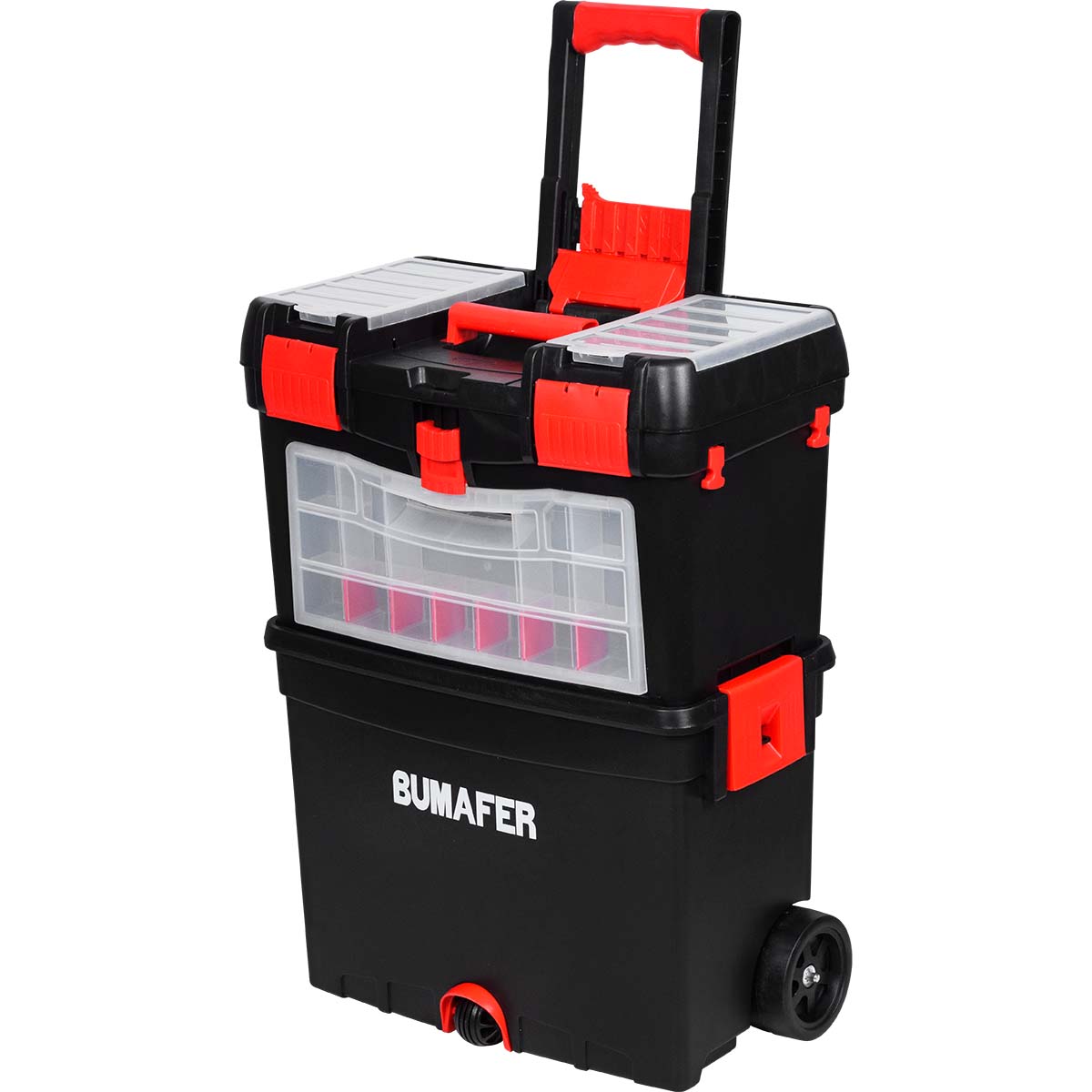 Caixa de Ferramentas Polipropileno com Rodas 24.1/2" Bumafer