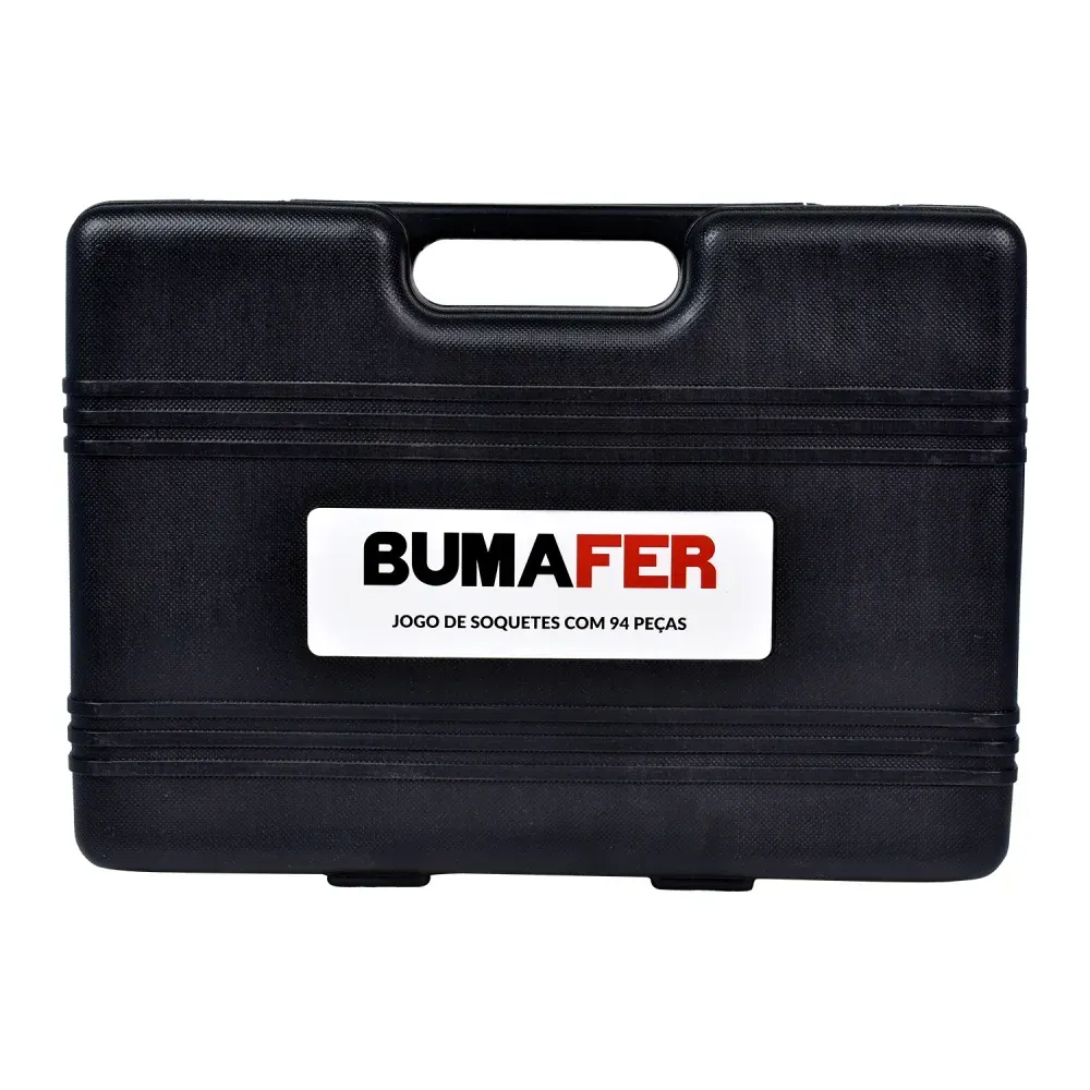 Jogo de Soquetes Sextavado com Catraca 94 Peças Bumafer - Imagem 5