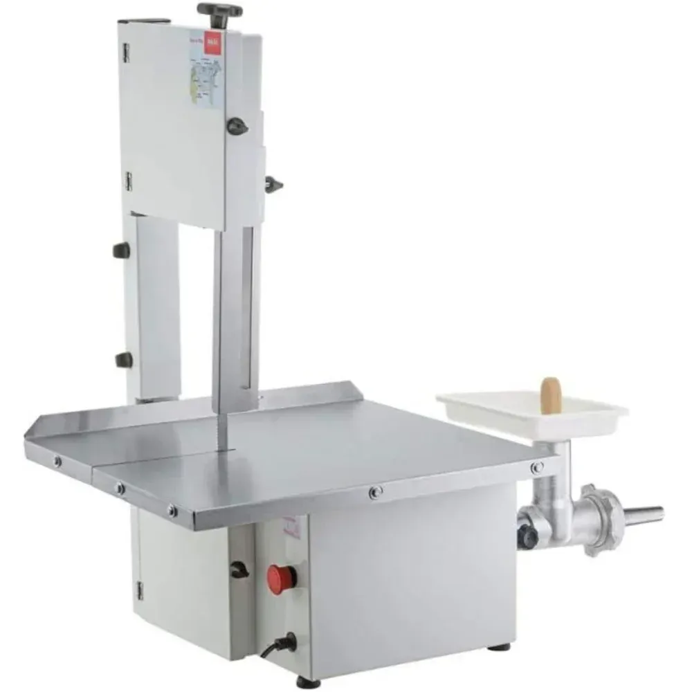 Serra Fita Branca com Moedor N°8 Mesa Inox Malta