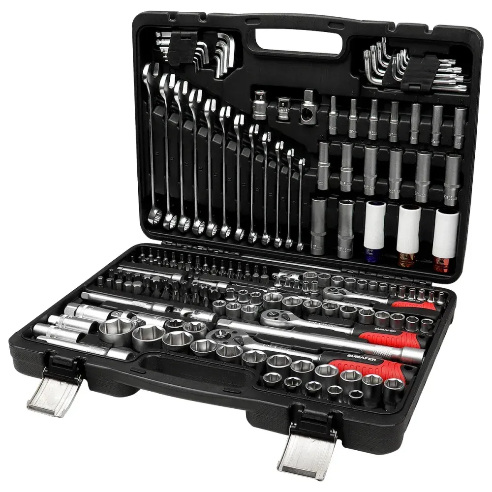 Jogo de Ferramentas 178 Peças Aço Cromo Vanádio Bumafer - Imagem 2