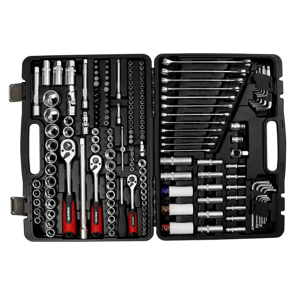 Jogo de Ferramentas 178 Peças Aço Cromo Vanádio Bumafer - Imagem 3