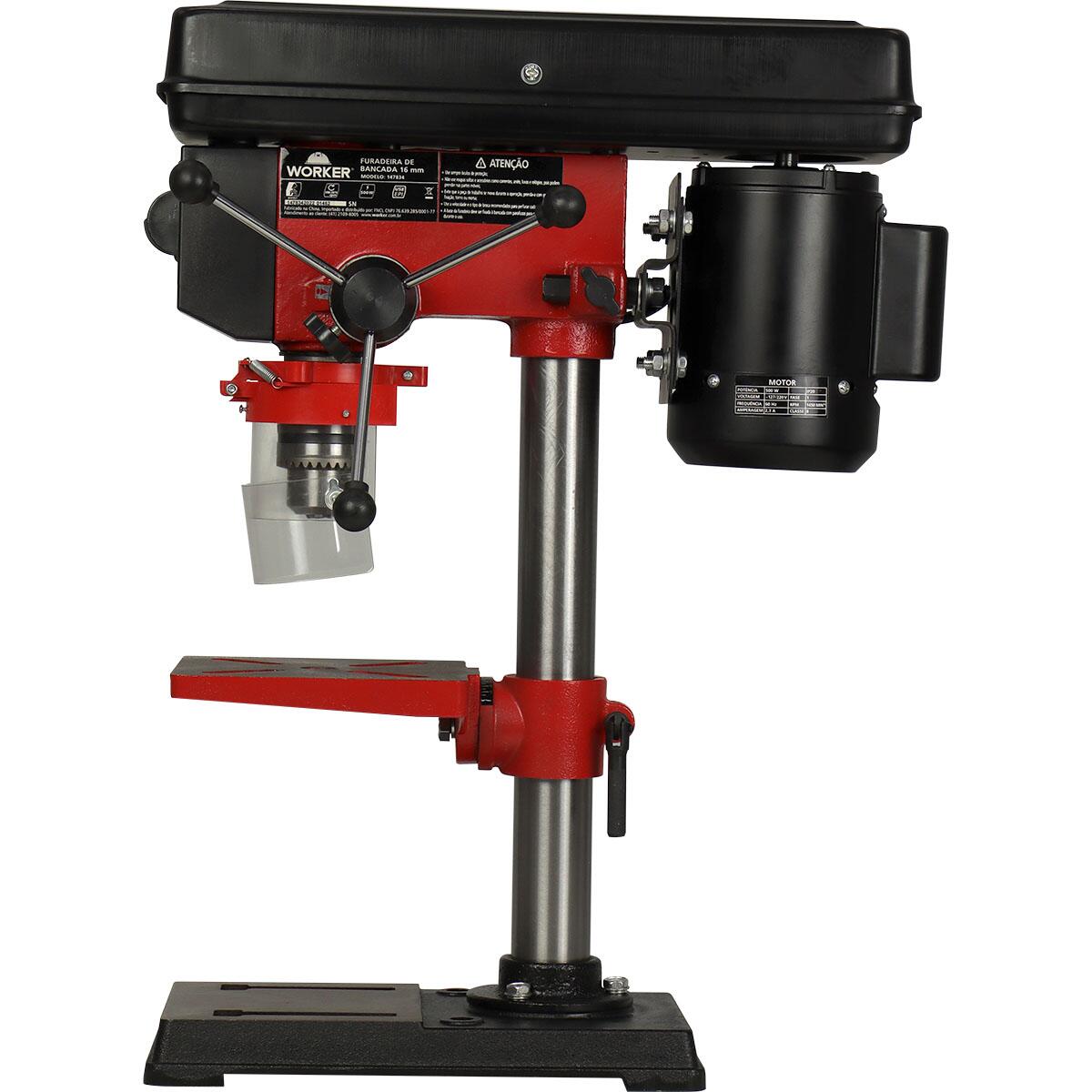 Furadeira de Bancada 9 Velocidades 1.700rpm 500W Biv Worker - Imagem 2