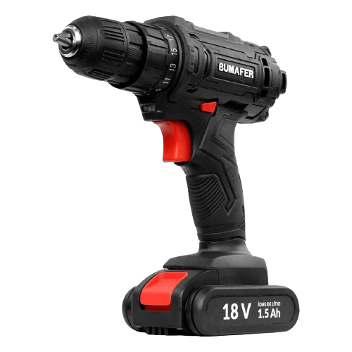 Furadeira Parafusadeira 3/8" 18V Bateria Bumafer - Imagem 6