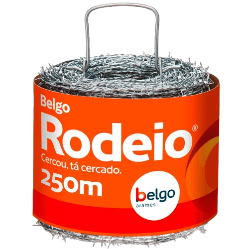 Arame Farpado 1,60mm 250m Rodeio Belgo