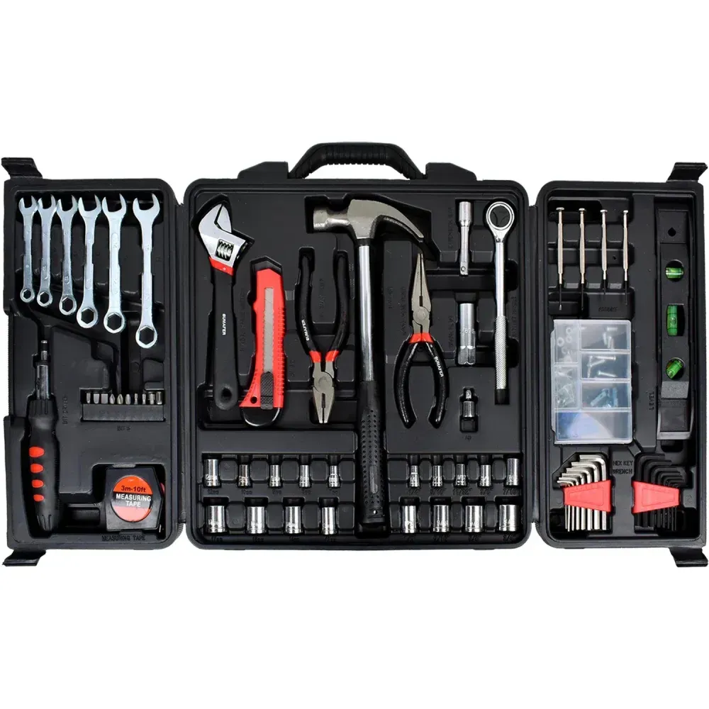 Kit de Ferramentas Modelo 160 Peças Aço Carbono Bumafer