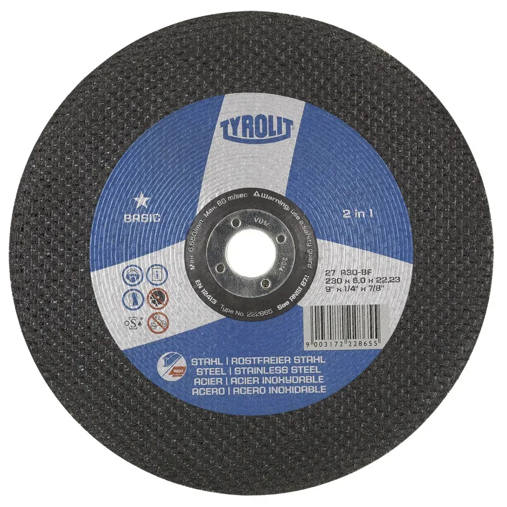 Disco de Desbaste 7"x7/8" Basic Tyrolit