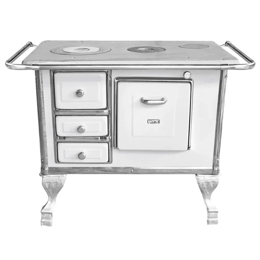 Fogão a Lenha NR 02 BR Branco Maestro