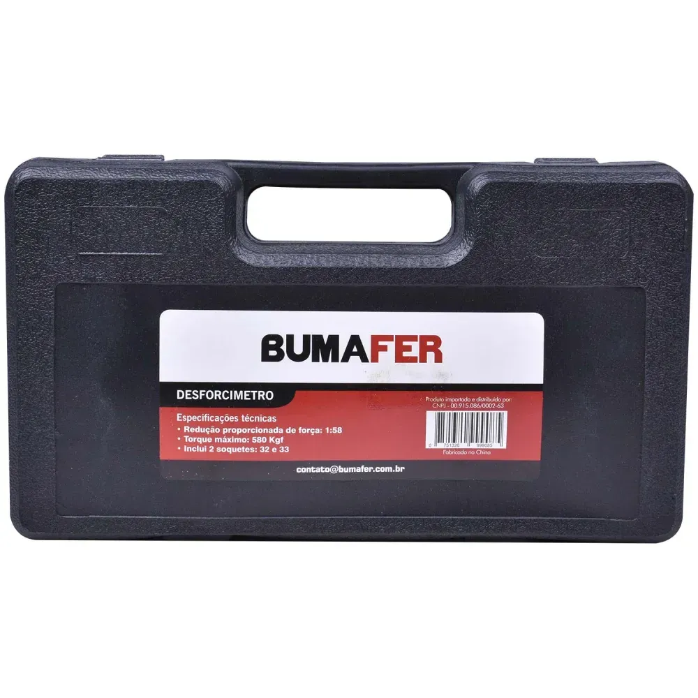 Desforcímetro Multiplicador de Torque DT-B01 580Kgf com 2 Soquetes Bumafer - Imagem 7