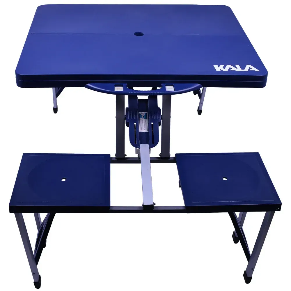 Mesa Dobrável Modelo com 4 Banquetas Alumínio Kala - Imagem 3